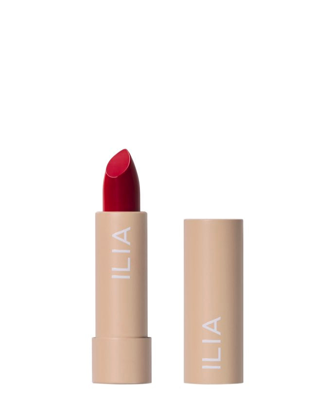 ILIA - Color Block Lipstick True Red - Naturkosmetik