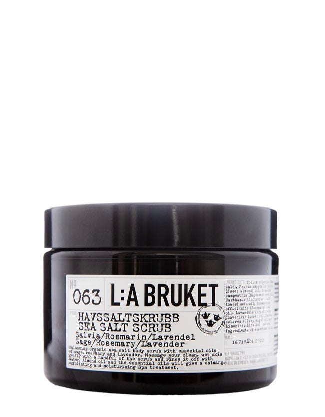 L:a Bruket - Sea Salt Scrub Sage/Rosmarin/ Lavendel
