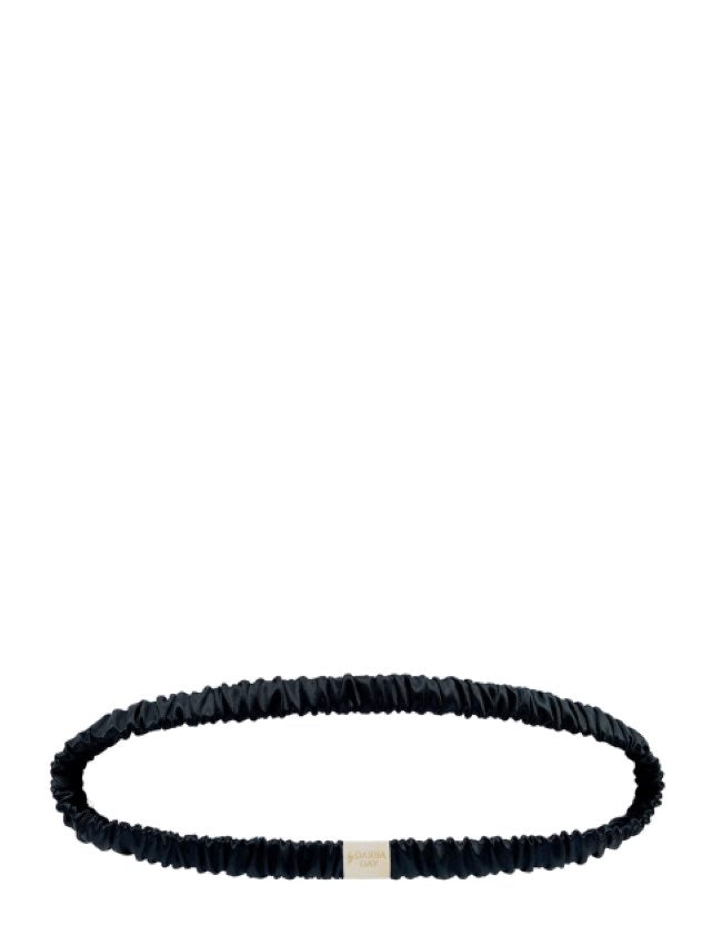 Dariia Day - Silk Headband Black - Naturkosmetik